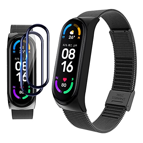 trucos para no correrse 1 bdig correa compatible para xiaomi mi band 6 mi band 5 correas metal 3