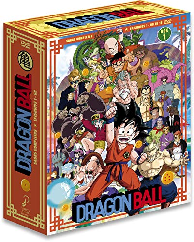 dragon ball sagas completas box 1 ep 1 a 68 en 16 dvd