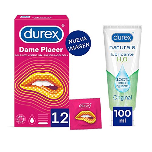durex preservativos dame placer con puntos y estras 12 unidades lubricante 1