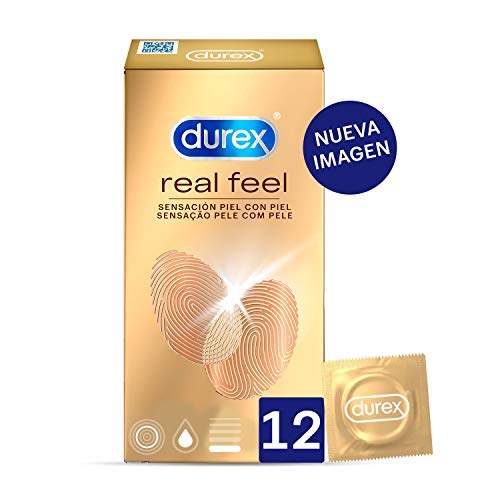 durex preservativos sensitivos real feel sin ltex 12 condones 1