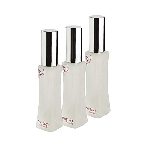 phiero pack de 3 perfumes con 4 tipos de feromonas para mujer