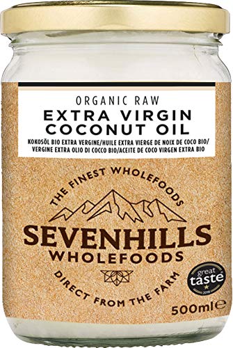 sevenhills wholefoods aceite de coco virgen extra orgnico crudo prensado