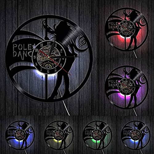 bailes sexis para una noche de pasion 1 shillps reloj de pared con disco de vinilo para bailarina de poste reloj de