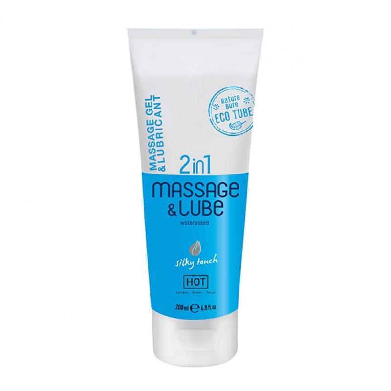 Gel y lubricante para masajes 2 en 1 - Textura sedosa 1 gel y lubricante para masajes 2 en 1 textura sedosa