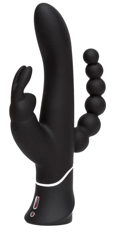 Vibrador de conejo de triple curva Happy Rabbit 1 vibrador de conejo de triple curva happy rabbit